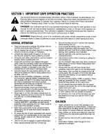 Preview for 3 page of Yard Machines 120R000 Operator'S Manual