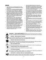 Preview for 4 page of Yard Machines 120R000 Operator'S Manual