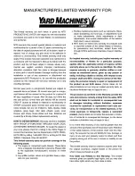 Предварительный просмотр 28 страницы Yard Machines 13AM675G062 Operator'S Manual