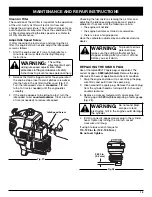 Предварительный просмотр 15 страницы Yard Machines 2800M Operator'S Manual