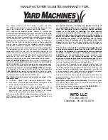 Preview for 16 page of Yard Machines 3100M Operator'S Manual