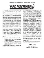 Preview for 32 page of Yard Machines 3100M Operator'S Manual