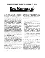 Предварительный просмотр 24 страницы Yard Machines 340 Thru 390 Operator'S Manual