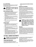 Preview for 10 page of Yard Machines 530 series Operator'S Manual