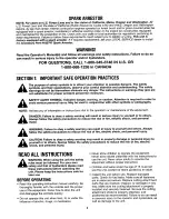 Preview for 3 page of Yard Machines 770-10584 41AD-Y28-G000 Operator'S Manual