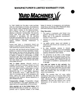 Предварительный просмотр 30 страницы Yard Machines E614E Operator'S Manual