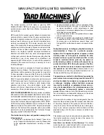 Предварительный просмотр 30 страницы Yard Machines E762F Operator'S Manual