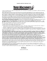 Preview for 32 page of Yard Machines F-49E Operator'S Manual