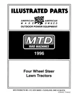 Preview for 1 page of Yard Machines Four Wheel Steer Lawn Tractors Illustrated Parts Manual