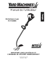 Предварительный просмотр 19 страницы Yard Machines MCT333601 Operator'S Manual