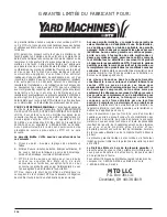 Preview for 32 page of Yard Machines MCT333707 Operator'S Manual