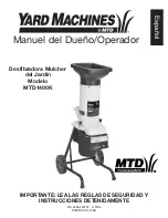 Предварительный просмотр 29 страницы Yard Machines MTD1400K Operator'S Manual