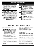 Preview for 3 page of Yard Machines MTD1416NT Operator'S Manual