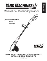 Preview for 35 page of Yard Machines MTD27P Operator'S Manual