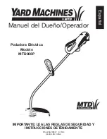 Предварительный просмотр 28 страницы Yard Machines MTD308P Operator'S Manual