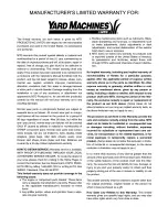 Preview for 16 page of Yard Machines Series 020 Operator'S Manual