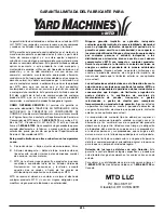 Предварительный просмотр 56 страницы Yard Machines Y26SS Operator'S Manual