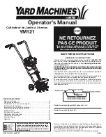 Preview for 9 page of Yard Machines YM121 Operator'S Manual