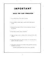 Preview for 2 page of Yard-Man 1050-6 Owners Operating Manual And Parts List