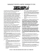 Preview for 20 page of Yard-Man 106D Operator'S Manual