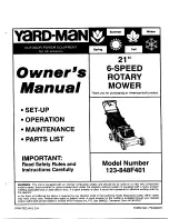 Preview for 1 page of Yard-Man 123-848F401 Owner'S Manual