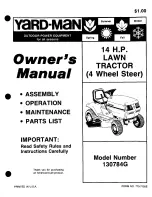 Yard-Man 130784G Owner'S Manual preview