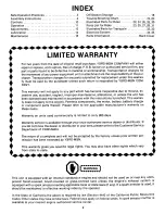 Preview for 2 page of Yard-Man 13698U Owner'S Manual