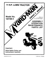 Yard-Man 13720-1 Owner'S Manual preview