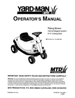 Yard-Man 13A-325-402 Operator'S Manual preview