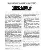 Предварительный просмотр 20 страницы Yard-Man 21A-458B401 Instructions Manual