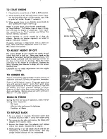 Предварительный просмотр 4 страницы Yard-Man 2420-1 Operating Manual And Parts List