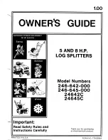 Yard-Man 246-642-000 Owner'S Manual preview