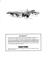 Preview for 10 page of Yard-Man 2460-0 Operating Manual And Parts List