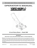 Yard-Man 26M Operator'S Manual preview