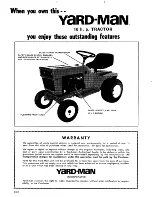 Предварительный просмотр 18 страницы Yard-Man 3640-0 Operating Manual And Parts List