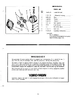 Preview for 15 page of Yard-Man 3700-0 Operating Manual And Parts List