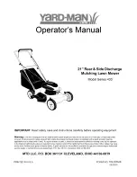 Yard-Man 430 Series Operator'S Manual preview