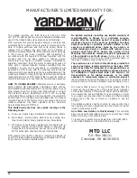 Preview for 14 page of Yard-Man 769-00857 Operator'S Manual