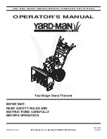 Yard-Man 769-03245 Operator'S Manual preview