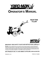 Preview for 1 page of Yard-Man 770-8606A Operator'S Manual