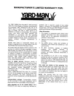 Preview for 24 page of Yard-Man 770-8606A Operator'S Manual