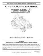 Yard-Man 771 Operator'S Manual preview