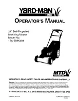 Yard-Man Yard-Man 12A-559K401 Operator'S Manual preview