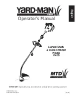 Preview for 1 page of Yard-Man Yard-Man YM25 Operator'S Manual