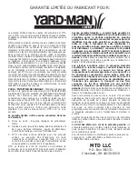 Preview for 32 page of Yard-Man YM132 Operator'S Manual