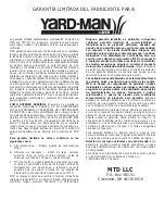 Preview for 56 page of Yard-Man YM132 Operator'S Manual