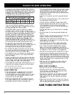 Preview for 4 page of Yard-Man YM137 Operator'S Manual