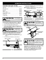 Preview for 8 page of Yard-Man YM137 Operator'S Manual