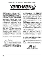 Preview for 60 page of Yard-Man YM141 Operator'S Manual