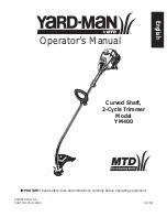 Preview for 1 page of Yard-Man YM1500 Operator'S Manual